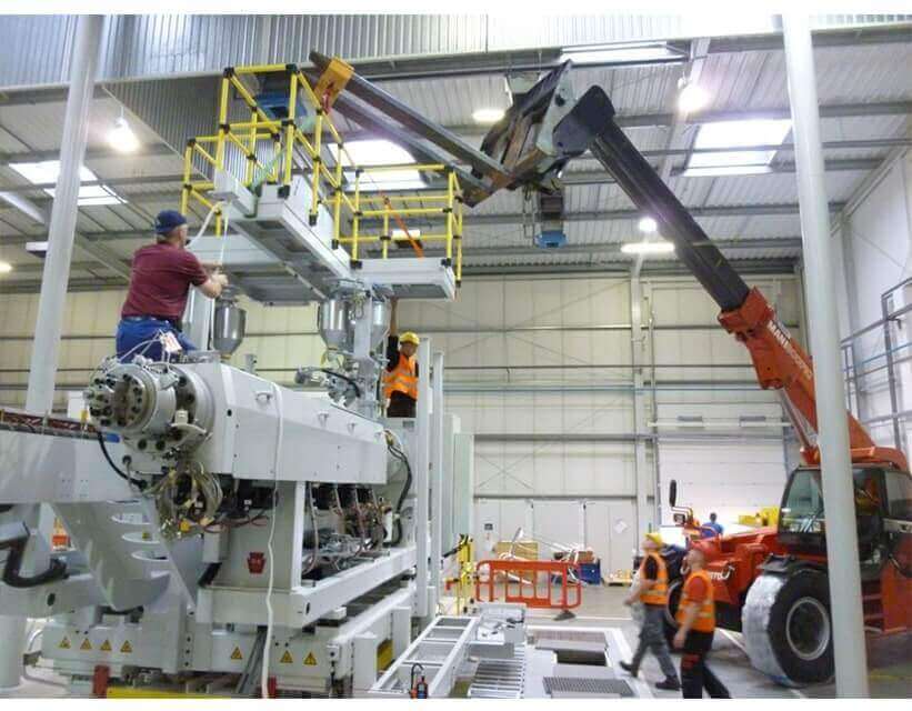 Krisam helps in relocation of the machines from various parts of the world to another